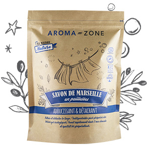 Lessive maison - Savon de Marseille en paillettes Aroma-Zone
