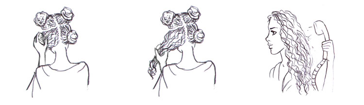 Cheveux frisés ou crépus