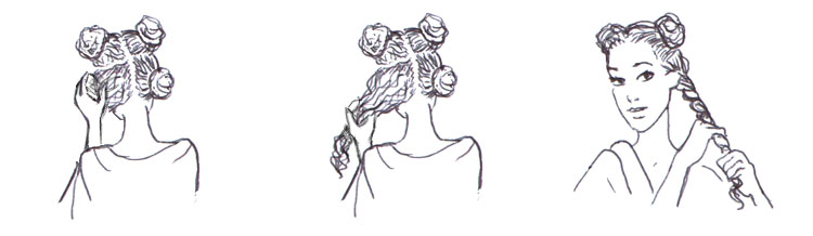 Cheveux frisés ou crépus