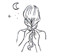 Pour dormir, faites une tresse ou un chignon sur les cheveux crépus des enfants