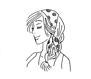 Adoptez une coiffure tendance pour camoufler l'aspect luisant des cheveux poisseux.