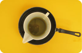 Mélange huileux à saponifier