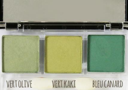 Recette Ma palette d'Ombres à paupières mates "Dream"