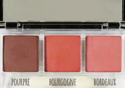 Recette Ma palette d'Ombres à paupières mates "Grand cru"