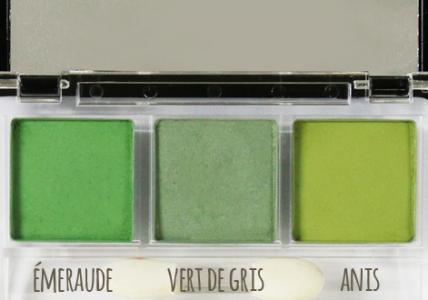 Recette Ma palette d'Ombres à paupières mates "Jardin secret"