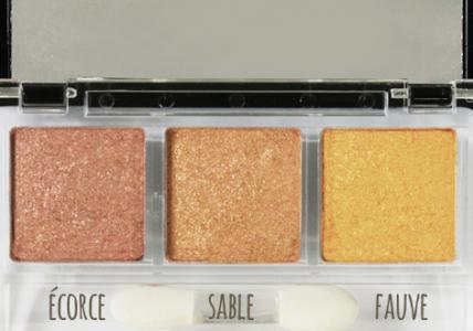 Recette Ma palette d'Ombres à paupières nacrées "Safari"