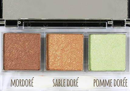 Recette Ma palette d'Ombres à paupières nacrées "Eden"