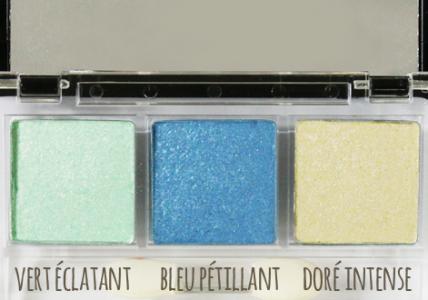 Recette Ma palette d'Ombres à paupières nacrées "Paradis"