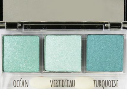 Recette Ma palette d'Ombres à paupières nacrées "Rivière"