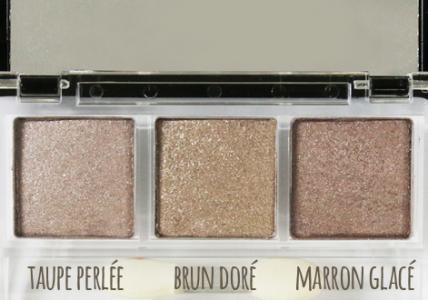 Recette Ma palette d'Ombres à paupières nacrées "Smoky"