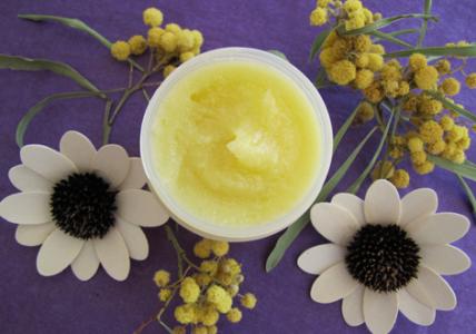 Recette Baume fondant au Mimosa pour le visage