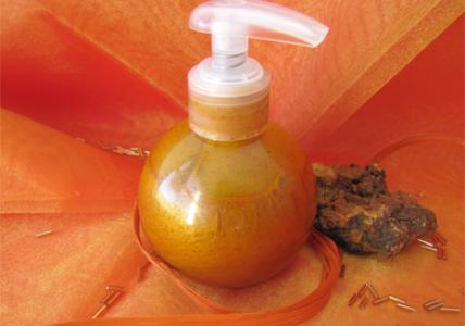 Recette Gel douche "Orange fluo" à l'Abricot