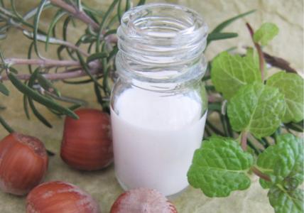 Recette Fluide rééquilibrant à la Noisette - peaux mixtes à grasses