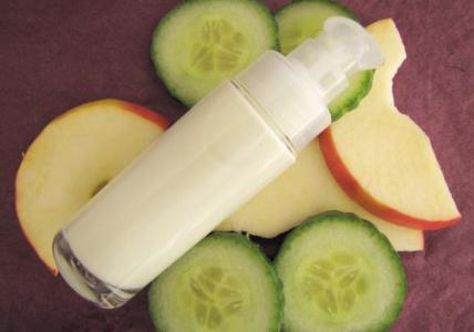 Recette Fluide visage Pomme & Concombre