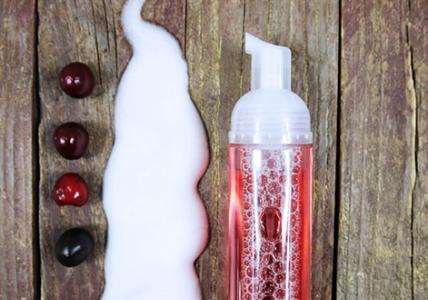 Recette Mousse de douche Cassis, Framboise & Ylang