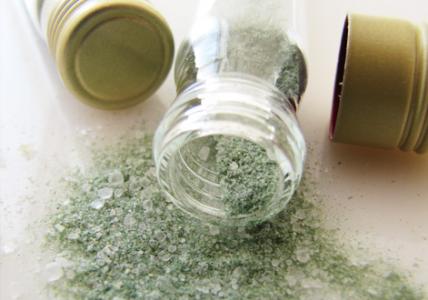 Recette Sel de bain à la Pomme verte