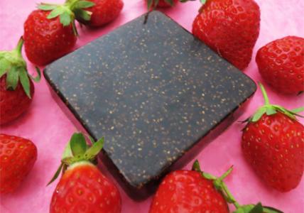 Recette Savon Strawberry scrub