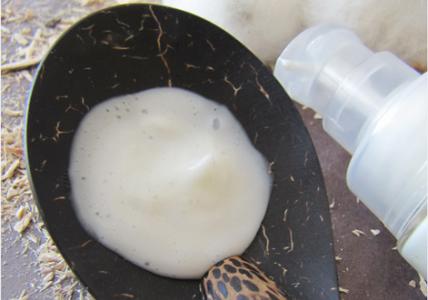 Recette Lait corps sprayable Voile de Coton