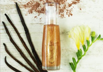 Recette Huile prestigieuse lumière pour le corps