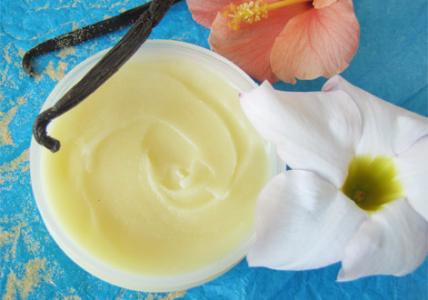 Recette Baume de soin aux fleurs des îles