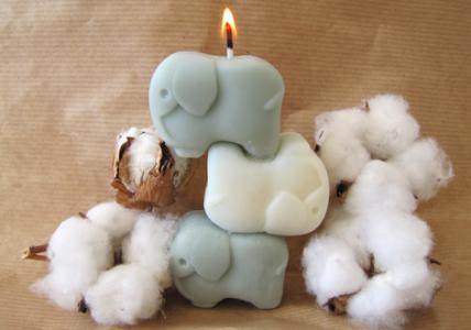 Recette Bougie Eléphants acrobates