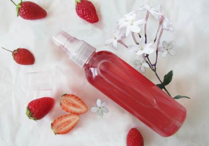 Recette Eau vitaminée fraîche Jasmin & Fraises des Bois