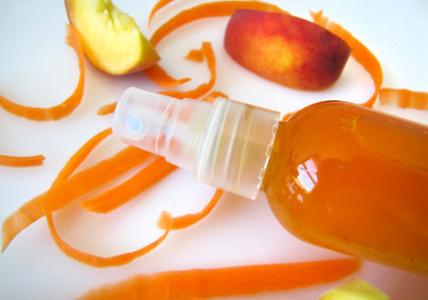 Recette Bi-phase préparation à l'été Carotte, Pêche & Jojoba