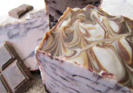 Recette Pain de Savon marbré au Chocolat