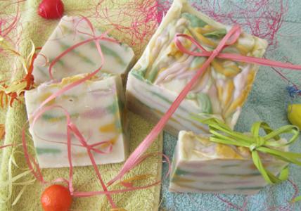 Recette Pain de savon Arlequin