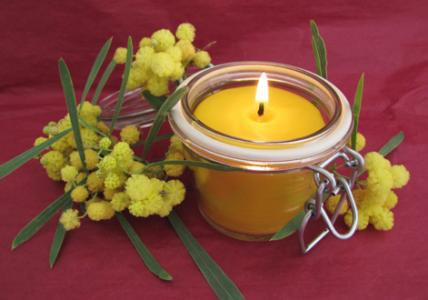 Recette Bougie d'ambiance Authentique Miel de Mimosa