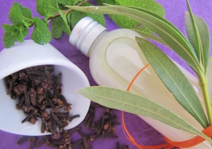 Bain de bouche naturel purifiant Orange, Menthe & Girofle 