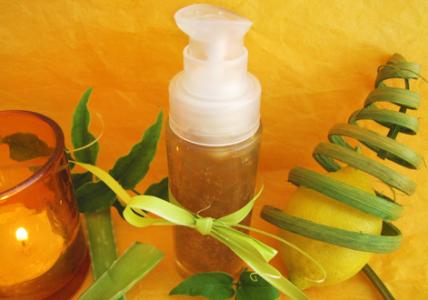 Recette Gel ayurvédique anti-pores dilatés Thé vert & Verveine exotique