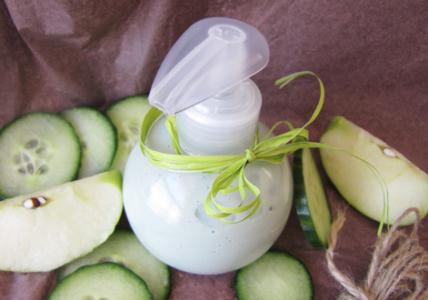 Recette Lait au Concombre désaltérant pour le corps