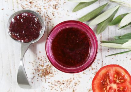 Recette Mon gommage à la Tomate et aux pépins de Fraise