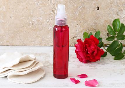 Recette Lotion démaquillante à la Rose de Damas 