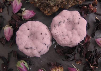 Recette Bombes de bain Rose ambrée