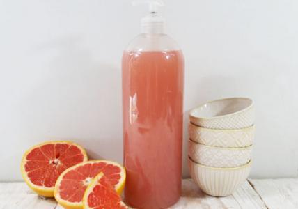 Liquide vaisselle écologique pour mains délicates au Pamplemousse
