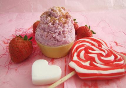 Recette Cupcake soap à la Fraise