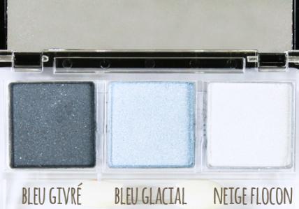 Recette Trio d’ombres à paupières « Reine des glaces »