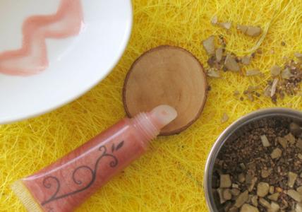 Recette LipGloss Rose pailleté
