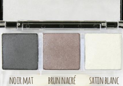 Recette Trio d'ombre à paupières Smoky Eyes Brun