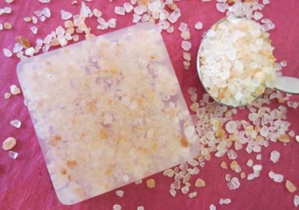 Recette Savon au sel de l'Himalaya
