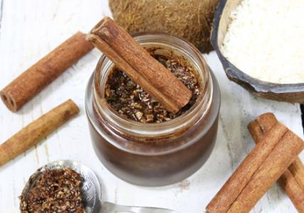 Recette Pâte exfoliante Coco & Cannelle