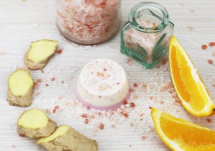 Recette Savon exfoliant au sel rose de l'Himalaya