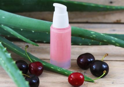 Recette Sérum visage désaltérant & anti-âge Rosée de Cerise