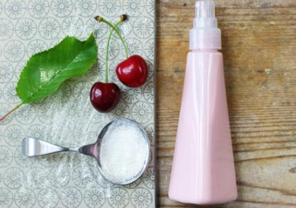 Recette Lait pour le corps Cerise scintillante