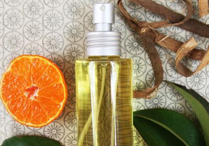 Recette Huile de massage aux agrumes relaxants