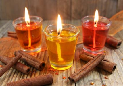 Recette Bougies à l'huile Cannelle