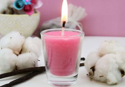 Recette Bougie Rose bonbons