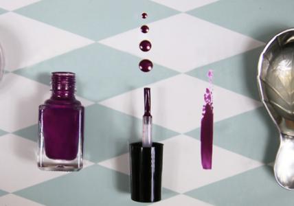 Recette Vernis à ongles Prune Désir